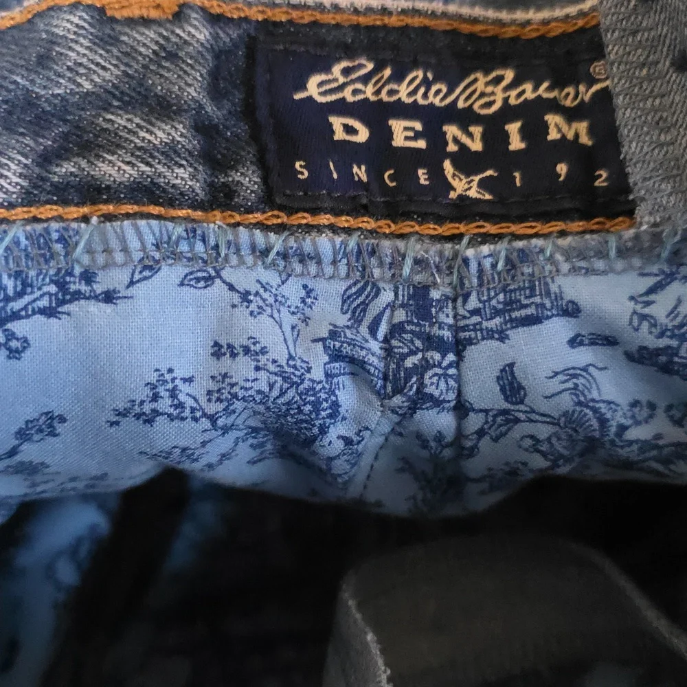 Upcycled Molly Made It Toile Jeans Storage Basket